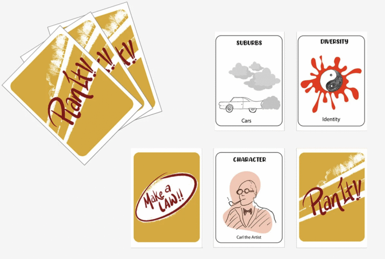 Plan it!!: Explainer Tool Card Game; focusing Contemporary Urban Planning Issues
